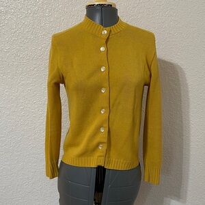 Vintage yellow cardigan